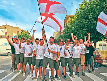 England mens team photo